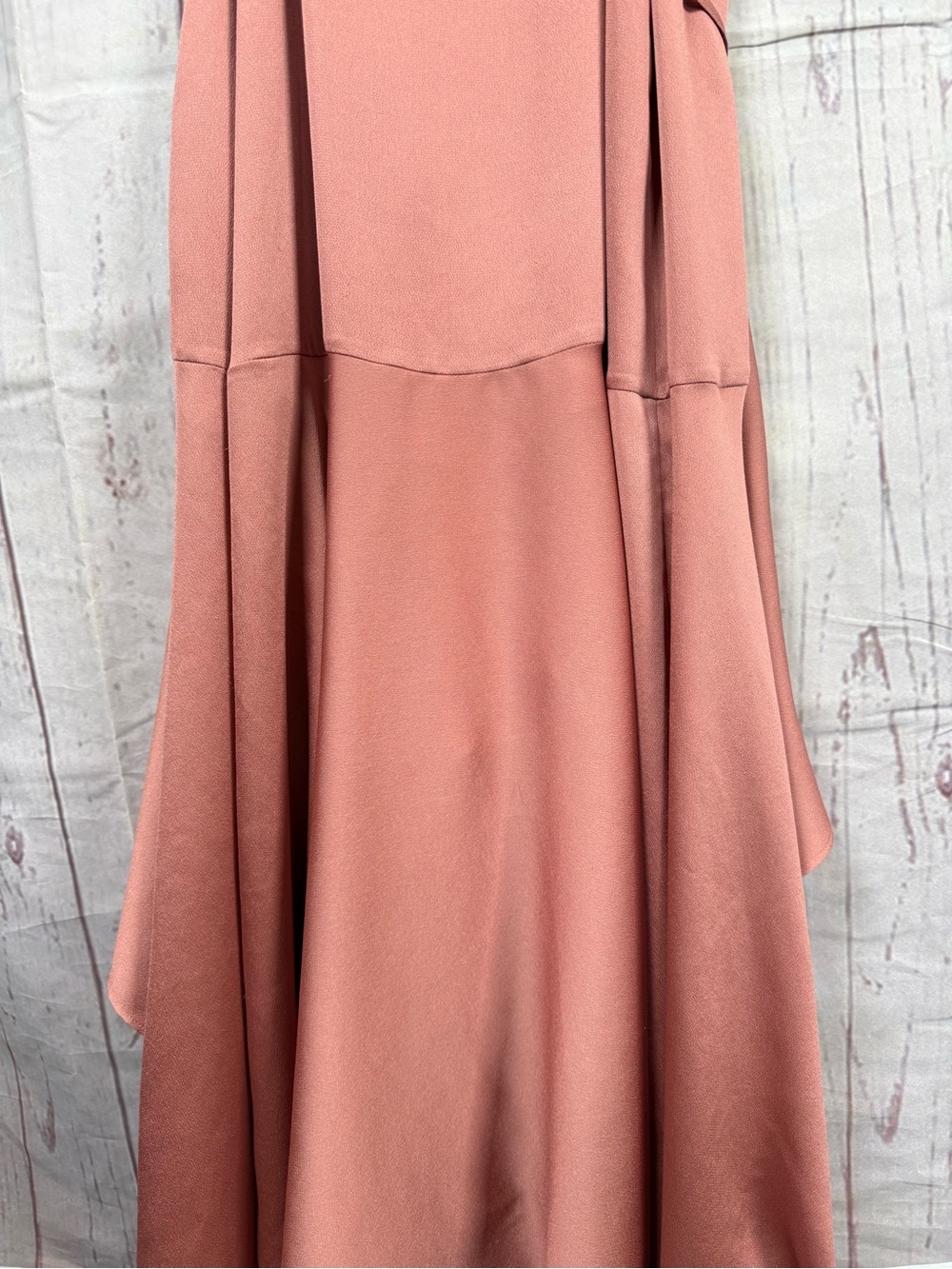 Shona Joy Dusty Rose Ruffle Wrap Maxi Dress Size 6 - Picture 5 of 8